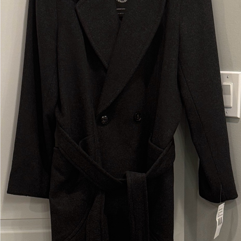 Bernardo Women’s Heather Gray Pea Coat